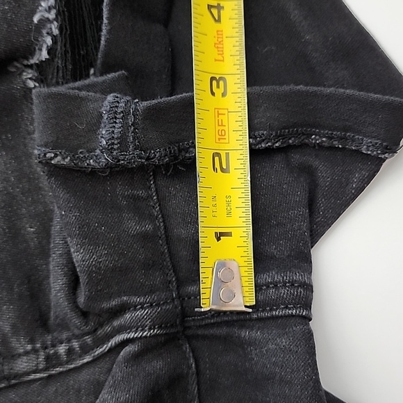 American Eagle AEO NE(X)T Level Stretch Black Super Hi-Rise  Shortie Shorts Sz 0 - Picture 14 of 16